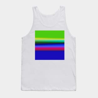 BLUE GREEN PINK TEXTURE ART Tank Top